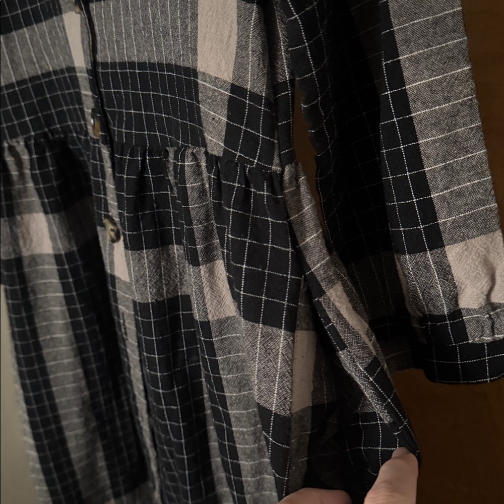 Neuflora Elegant Checkered Midi Dress - Picture 3 of 3